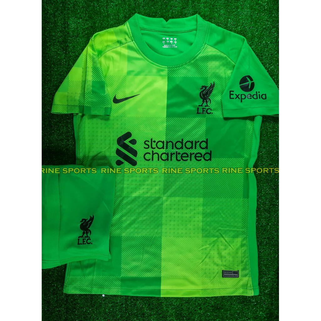 Hàng Thailand Super Bộ Áo bóng đá liver - liverpool xanh 2021 - 2022 chuẩn thi đấu
