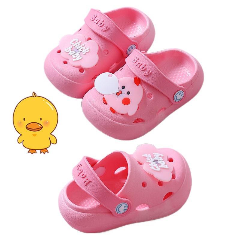 Dép sục trẻ em cho bé trai bé gái từ 1-5 tuổi hình thú ngộ nghĩnh đi siêu êm LUCKY SHOES VN - H000006