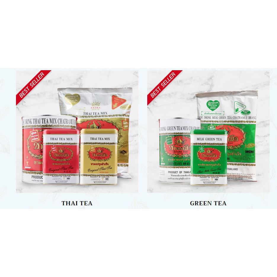 Trà Thái (Xanh 200g, Đỏ 400g) Pha Trà Thái