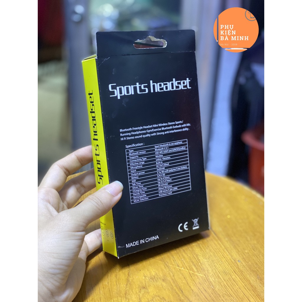 TAI NGHE BLUETOOTH SPORT HEADSET