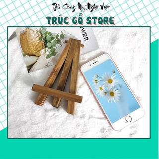 Giá đỡ điện thoại chữ A bằng gỗ, đựng tranh ảnh decor