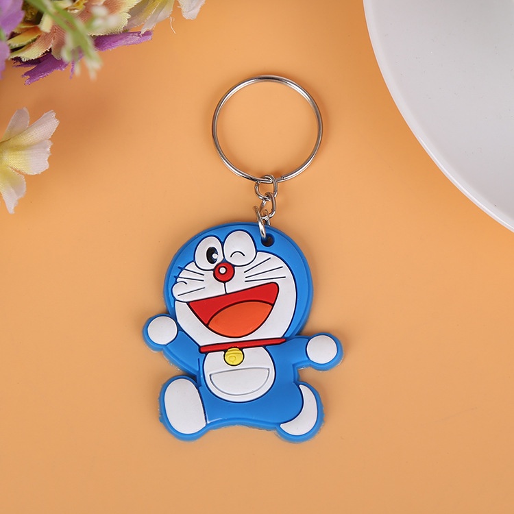 Móc Khóa Nhựa Pvc Mềm Hình Hoạt Hình Sáng Tạo