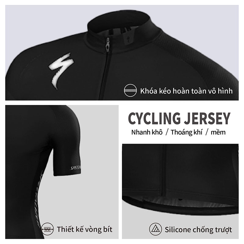Set Áo Và Quần Đua Xe Đạp Thấm Hút Nhanh Siêu Mềm Cao Cấp