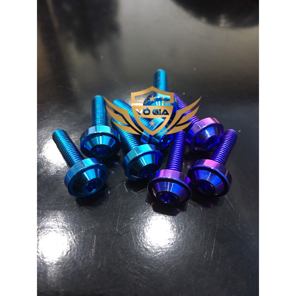 Ốc Titan Gr5 XỊN 5li2 ren nhiễm gắn dàn áo các dòng xe Exciter Satria Wave Dream