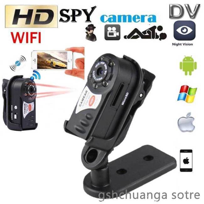 Camera Q7 Wifi Không Dây, Hỗ Trợ Quay Ban Đêm