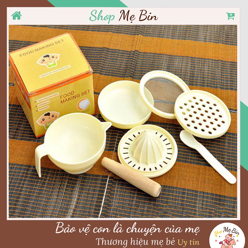 Bộ Chế Biến Ăn Dặm Nhật Cho Bé