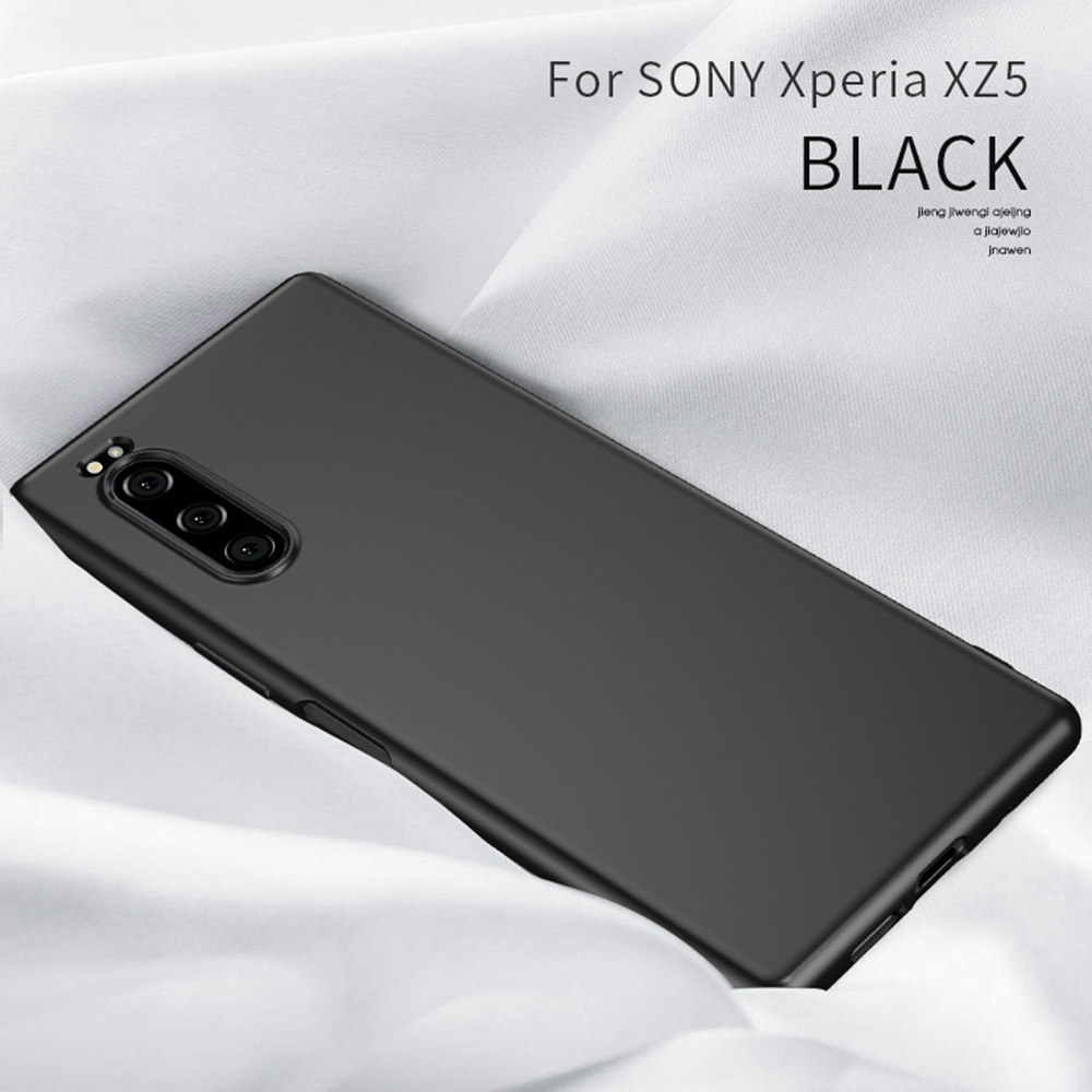 Ốp điện thoại silicon dẻo TPU mềm vải nhám cho  Sony Xperia 5