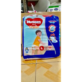 Tả Quần HUGGIES M74/ L68/ XL62/ XXL56 Mẫu Mới Đệm Mây