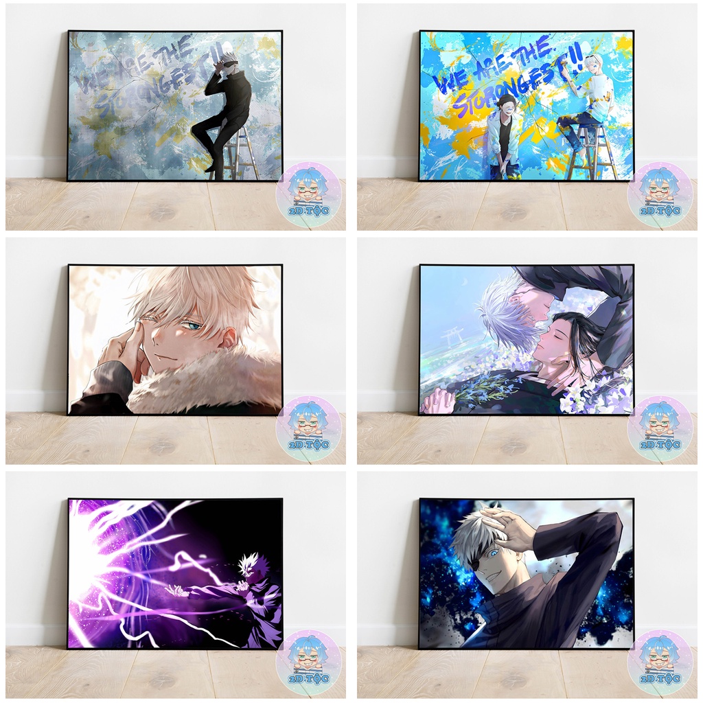 TRANH POSTER A3 GOJO SATORU (11) ANIME MANGA JUJUTSU KAISEN CHÚ THUẬT HỒI CHIẾN CHẤT LIỆU GIẤY CAO CẤP - 2D TỘC SHOP