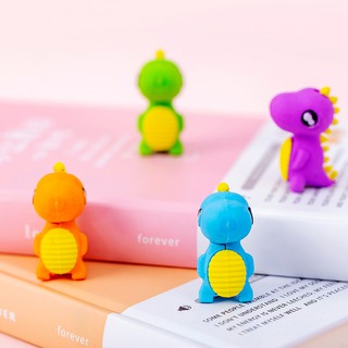 1 gôm tẩy hình khủng long hoạt hình màu sắc ngẫu nhiên