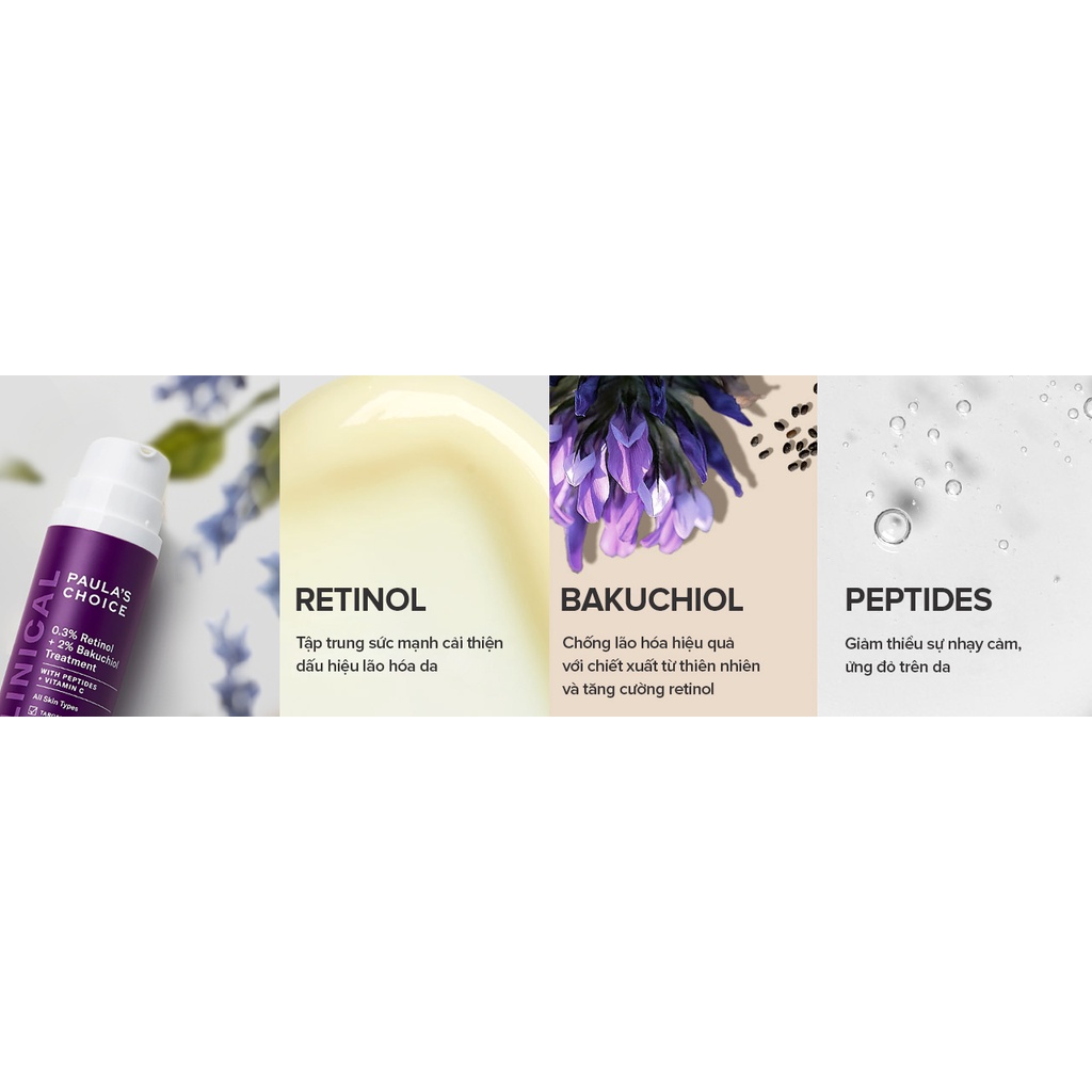 Date 2/24 Tinh chất dưỡng ẩm Clinical 0.3 retinol + 2 bakuchiol 30ml FULLSIZE