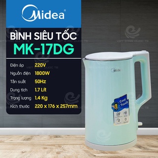 [Rẻ Vô Địch] ẤM ĐUN SIÊU TỐC MIDEA MK-17DG