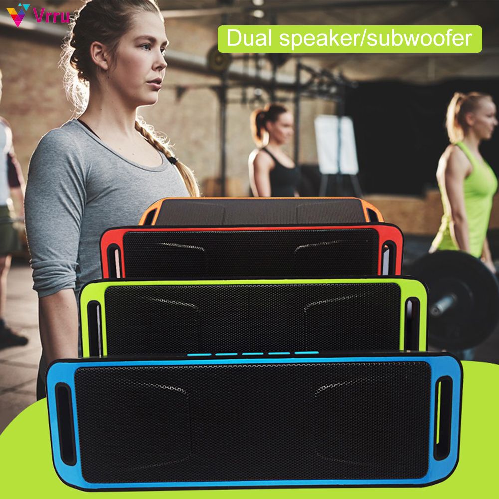 ✩ Wireless Bluetooth Speaker SC208 Computer Mini Dual Speaker Portable Small Stereo Car Subwoofer 【vrru】