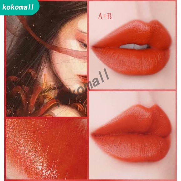 Son môi 5 màu AGAG màu cà rốt siêu dưỡng ẩm