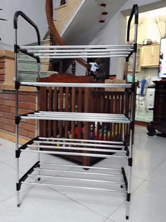 KỆ GIÀY 5 TẦNG INOX.