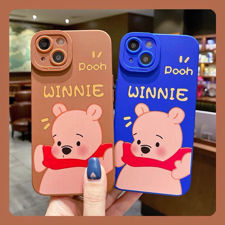 Ốp lưng iphone bảo vệ camera in hình Gấu Pooh cực hot dành cho 6/6s/6plus/6splus/7plus/8plus/X/Xs/Xsmax/11/11promax/12/1