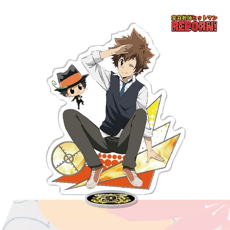 Hitman Reborn! 2|Đồ Trang Trí Đứng Để Bàn Bằng Acrylic Hình Anime Độc Đáo