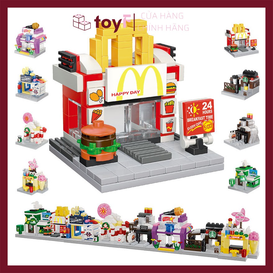 Đồ Chơi Lego Shop Cửa Hàng Cho Con Gái Nhiều Mẫu Mã MS60006 - ToyF