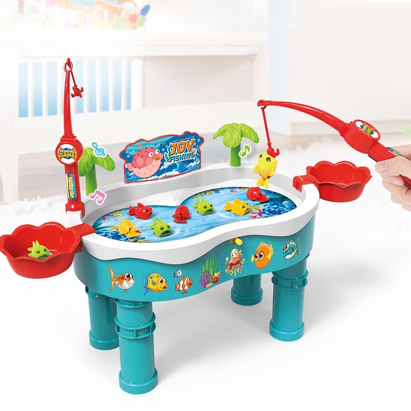 Hồ câu cá đồ chơi có thể cho nước vào chơi