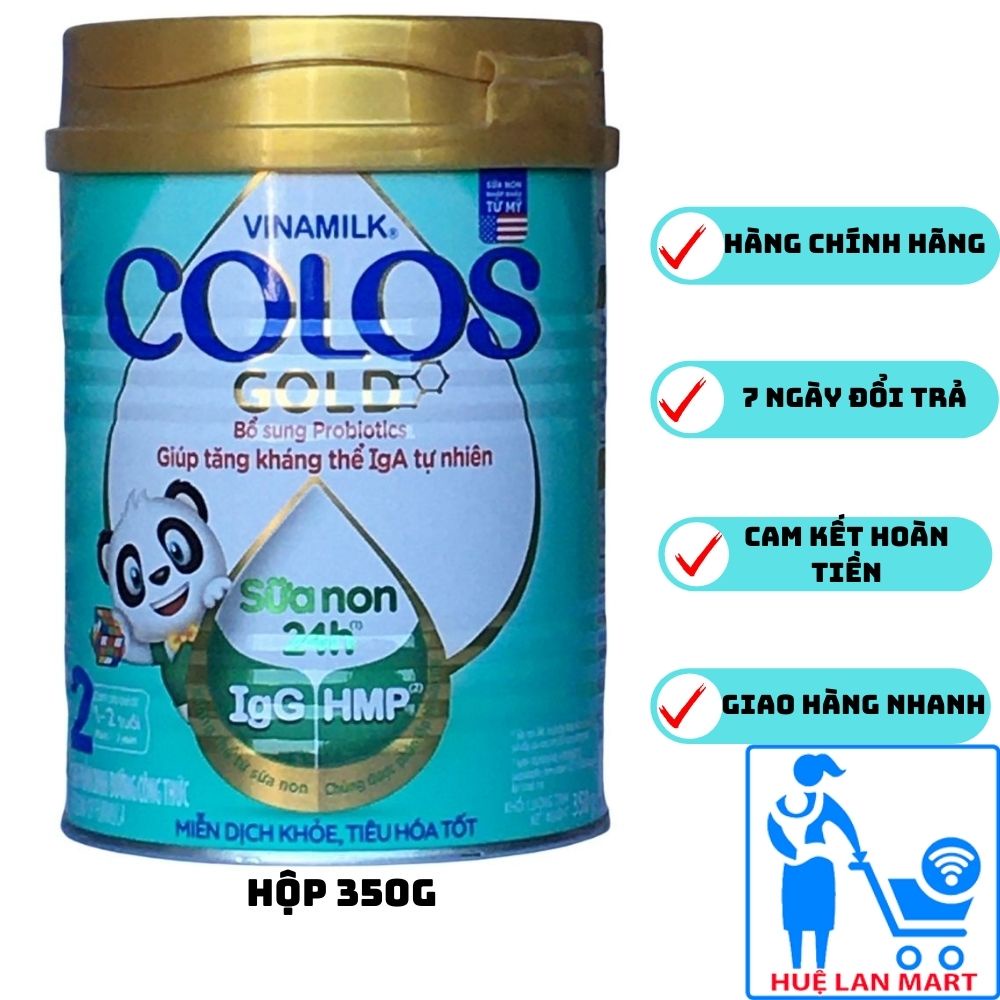 Sữa non Vinamilk colosgold số 2 350g tăng kháng thể IGG tự nhiên, miễn dịch khỏe, tiêu hóa tốt