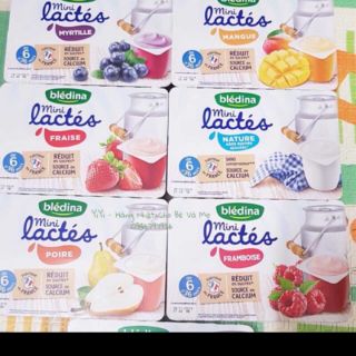 Sữa chua Bledina Pháp không cần bảo quản lạnh 6 hộpx55g