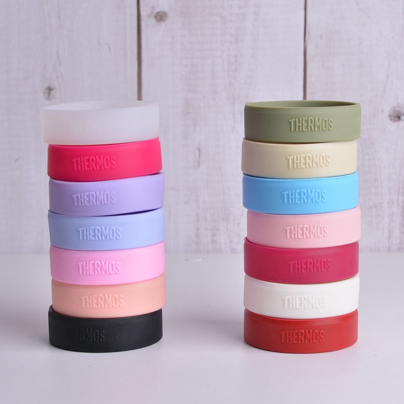 6.0 / 6.5 cm Bình Nước silicone Giữ Nhiệt Chống Trượt Chống Bỏng Chống Rơi