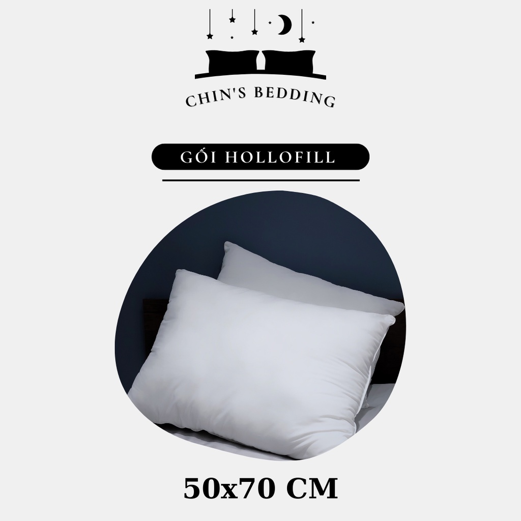 Ruột Gối Nằm Hollofill - Gòn tơi - Gối hơi khách sạn
