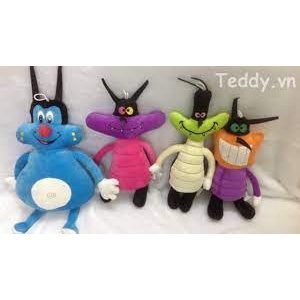 Gấu bông mèo OGGY và những chú gián tinh nghịch