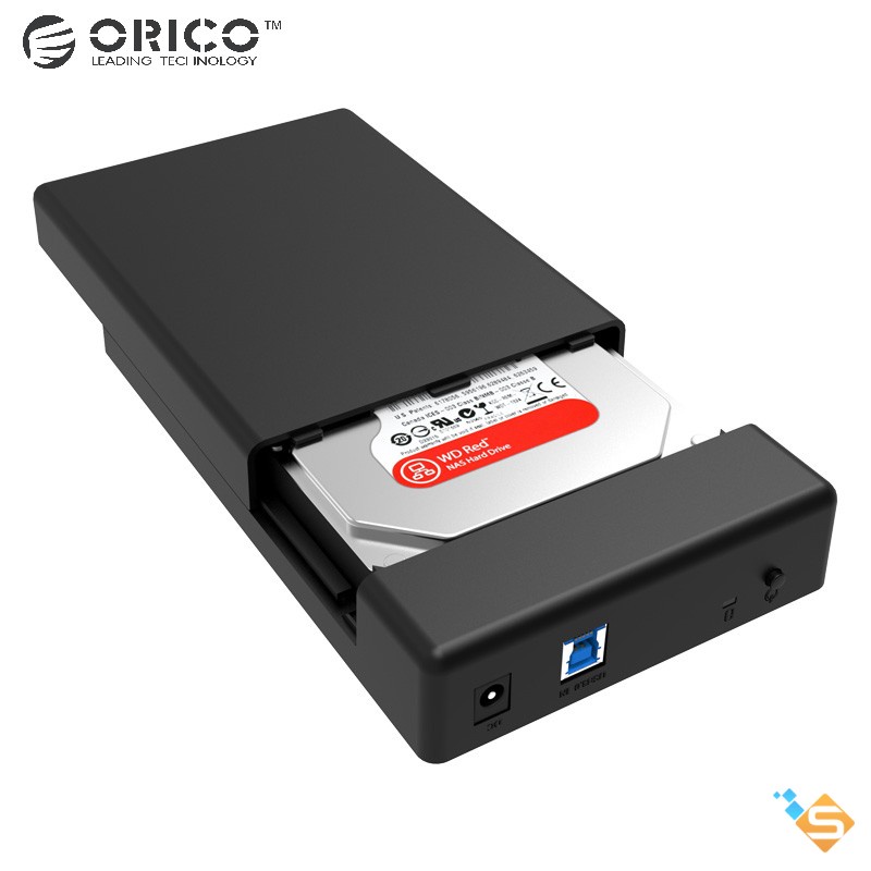 Hộp Đựng Ổ Cứng 3.5" 2.5" ORICO 3588US3 3588C3 USB 3.0 Type C và Type A Tốc Độ 5Gbps- Bảo Hành Chính Hãng 1 Năm