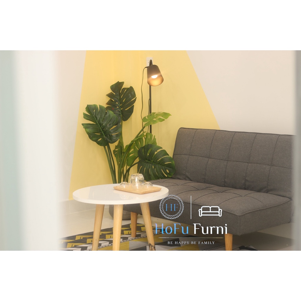 Sofa mini size 1m2 thương hiệu HOFU FURNITURE với 3 chức năng và chân inox lắp ráp tiện lợi