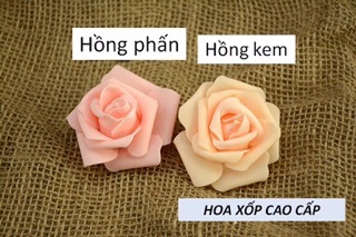 1 bông hoa sáp 6~7cm