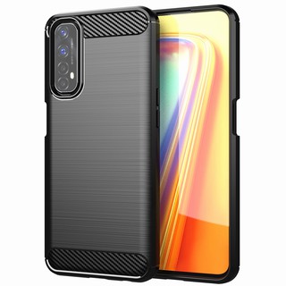 Ốp Điện Thoại TPU Dẻo Sợi Carbon Bảo Vệ Cho Realme 7 Pro Realme 7Pro Realme7