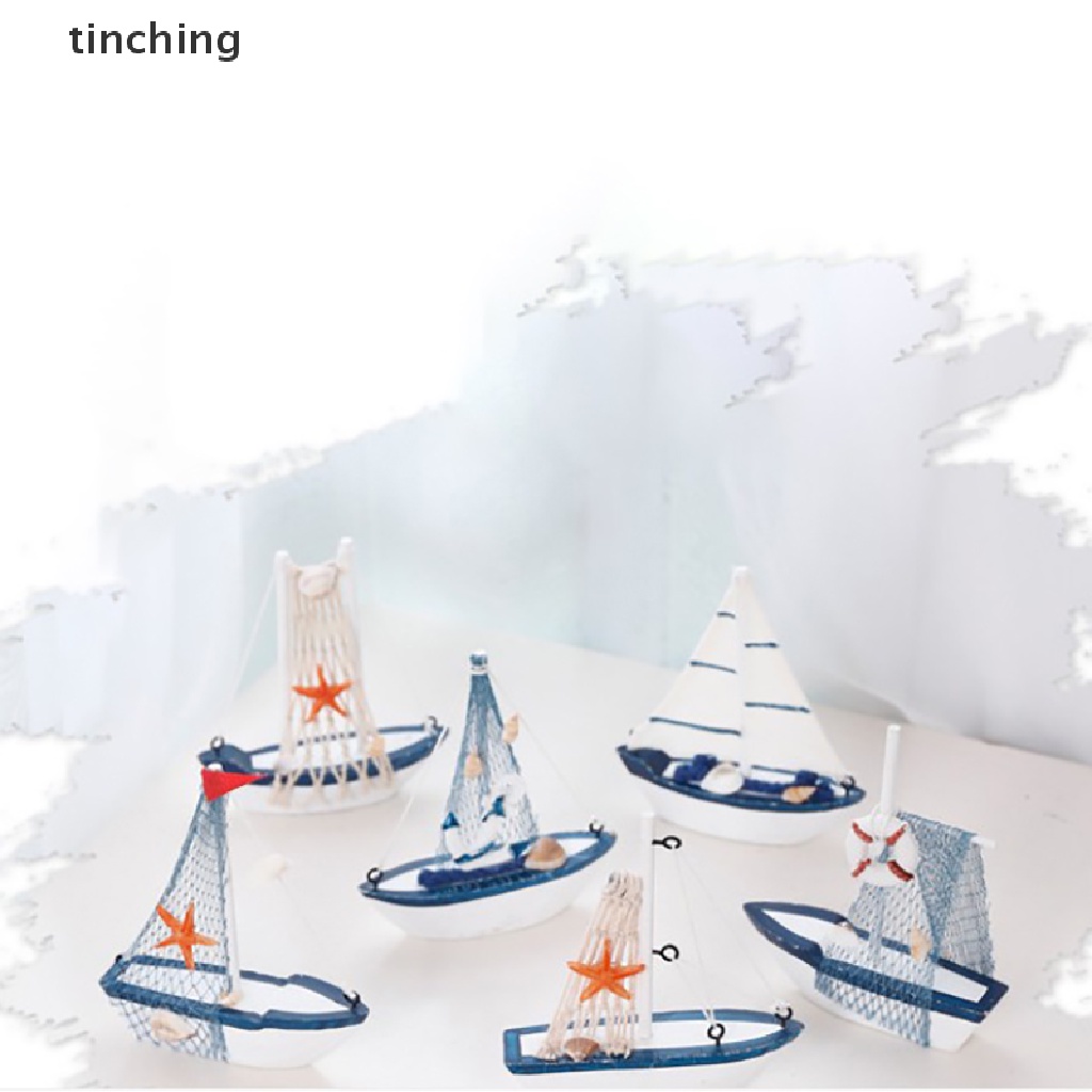 Mô Hình Thuyền Gỗ Trang Trí Nhà Cửa Mới