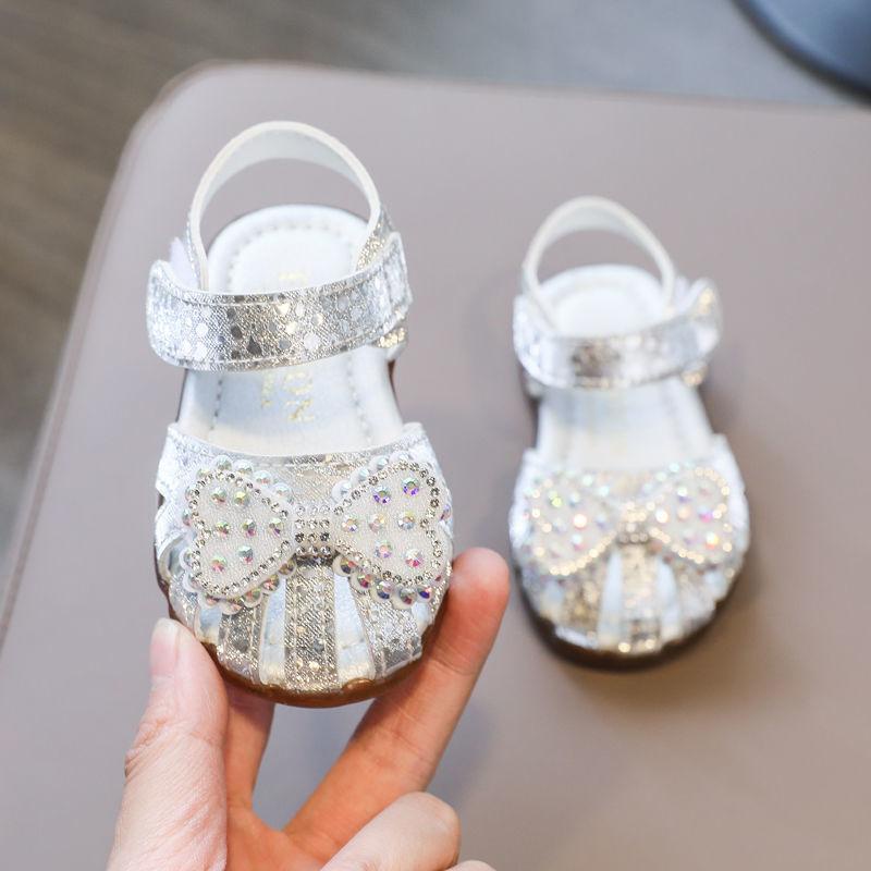 Sandal bé gái da bện giày tập đi Xăng đan công chúa cho bé 0-3 tuổi [DTD17]