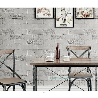 DECAL 1m Giấy dán tường khổ rộng 45cm ( có sẵn keo ) - GẠCH VUÔNG XÁM IN CHỮ ELL198