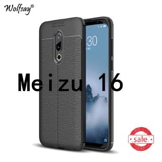 Ốp lưng điện thoại bằng cao su sang trọng dành cho Meizu 16th / Meizu 16