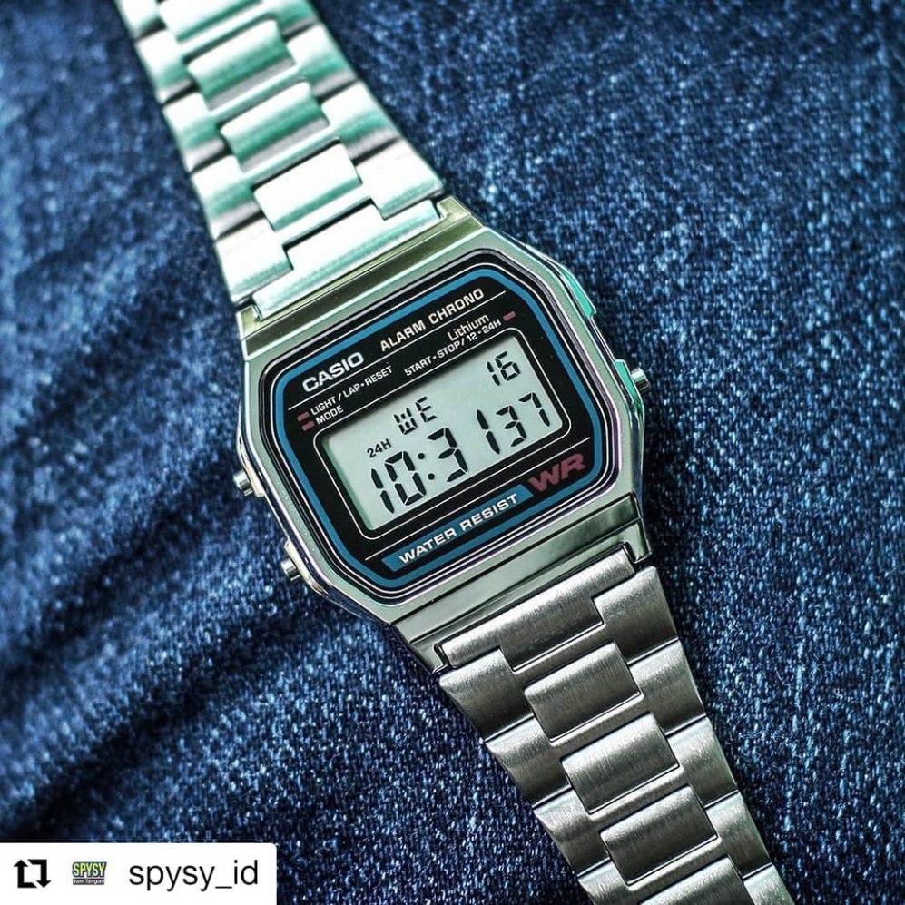 [HOT 2021] Đồng hồ nam casio A159-A158 Full box điện tử chống nước siêu cá tính và trẻ trung năng | BigBuy360 - bigbuy360.vn