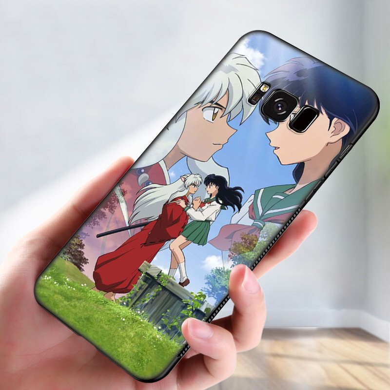 Samsung Galaxy S10 S9 S8 Plus S6 S7 Edge S10+ S9+ S8+ Casing Soft Case 46SF InuYasha Anime mobile phone case