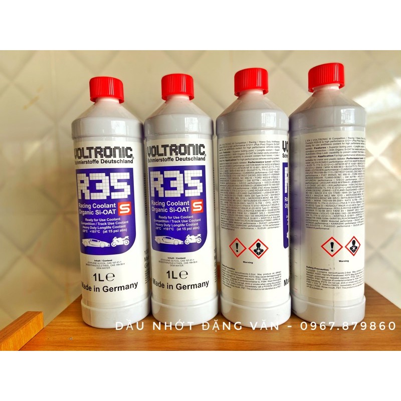 Nước làm mát Voltronic R35S Racing Coolant Organic - 161 Điểm Sôi