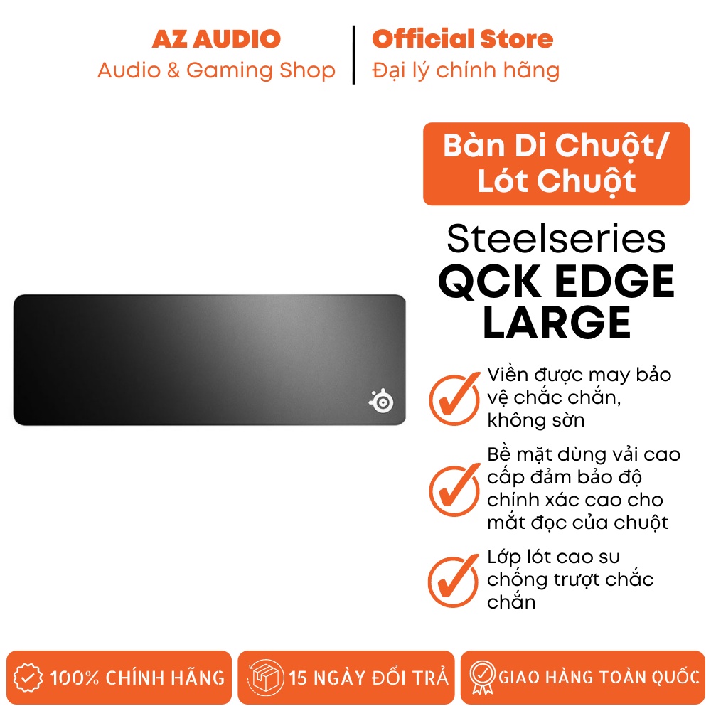 Bàn Di Chuột, Tấm Lót Chuột Steelseries QcK Edge - XL - Thương Hiệu Đan Mạch