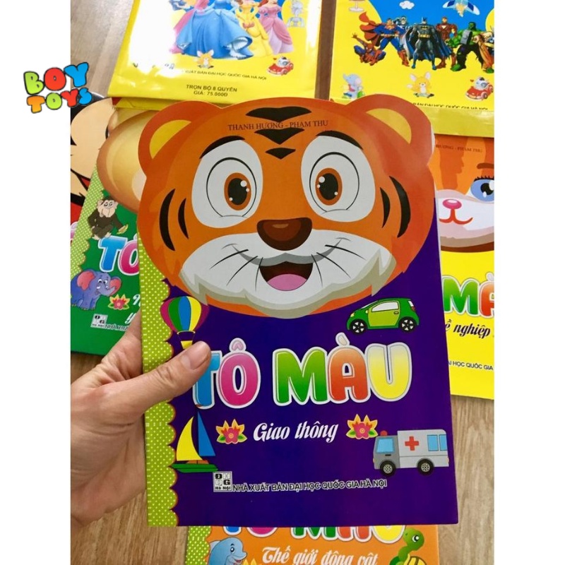 Set 8 đồ chơi tô màu cho bé thỏa sức sáng tạo