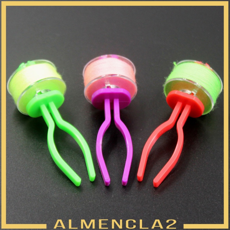 [ALMENCLA2] 30x Bobbin Thread Holder Embroidery Thread Clip Clamps Spool Bobbin Buddies