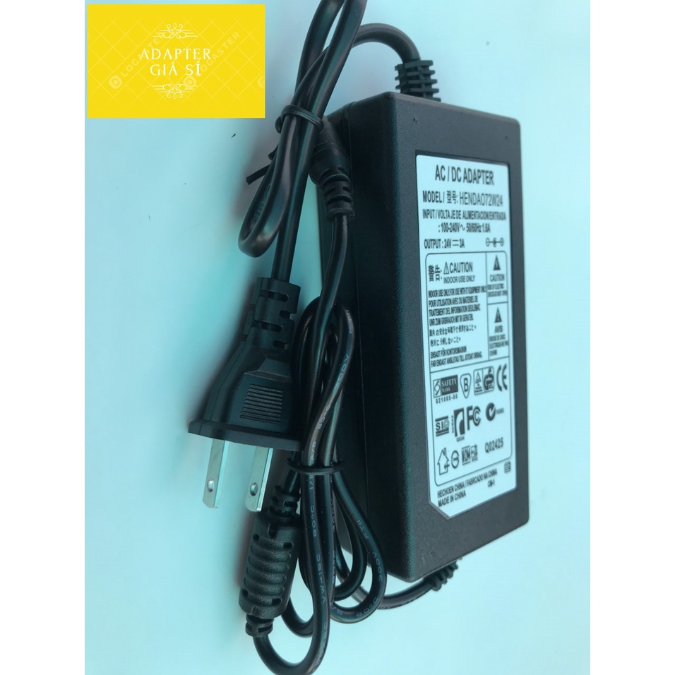 Nguồn Adapter 24V 3A giá ưu đãi