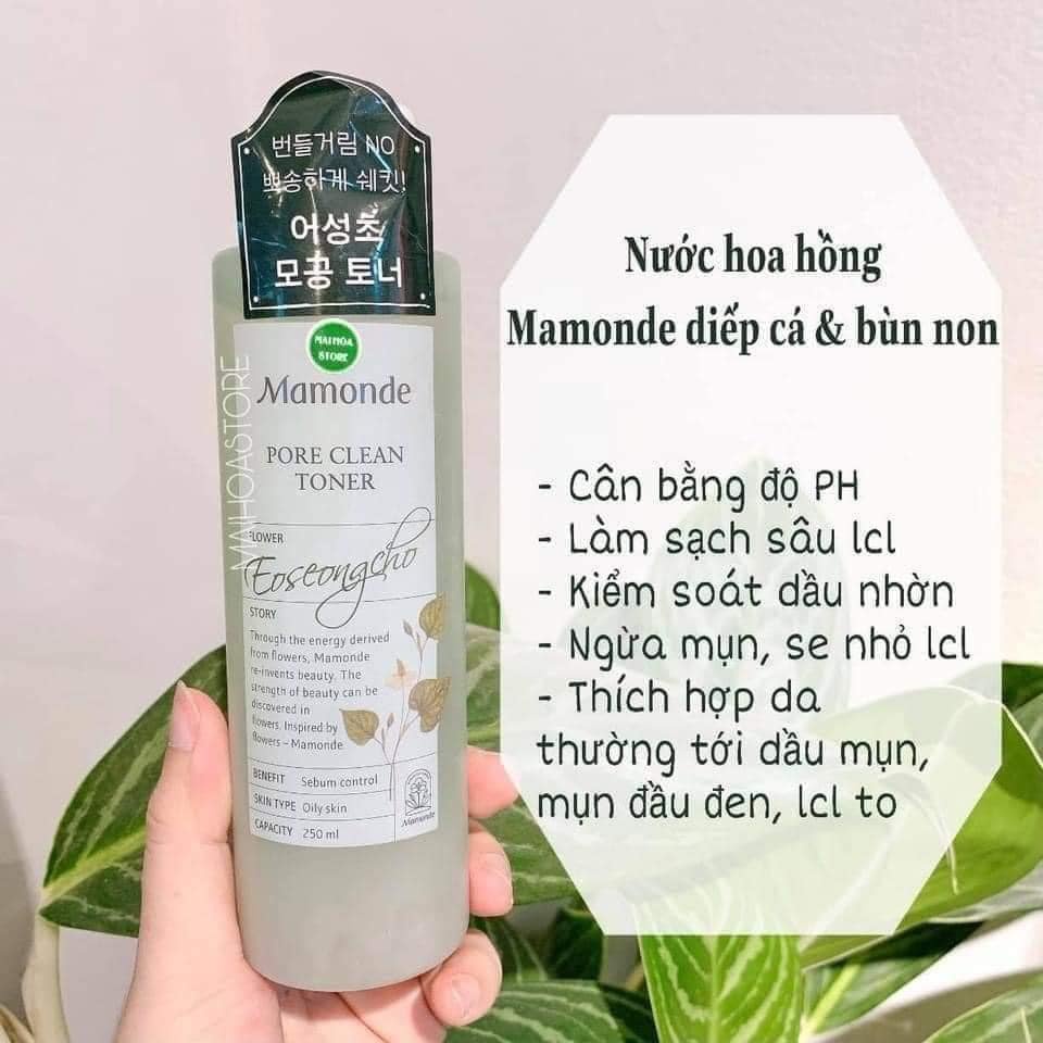 Nước hoa hồng Mamonde Rose Water Toner 250ml