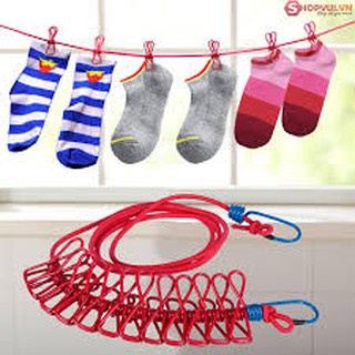 Dây Kẹp Phơi Tất ,Đồ Lót Tiện Dụng