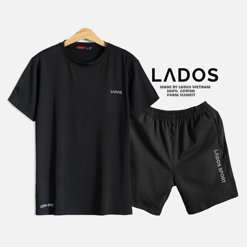 Bộ quần áo thể thao nam đẹp cao cấp LADOS - 7001, vải thun lạnh, mặc nhà, chạy bộ, tập gym | BigBuy360 - bigbuy360.vn