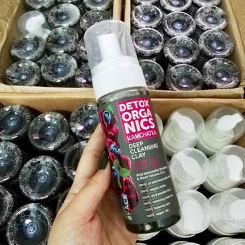 (Nội địa Nga) Sữa rửa mặt Siberica đất sét thải độc da (dạng bọt)