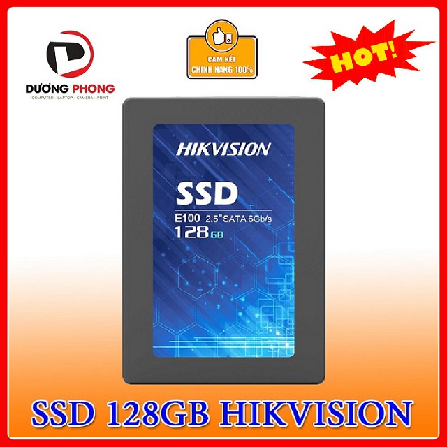 Ổ cứng SSD Hikvision 128Gb E100N Sata 3 Chính Hãng