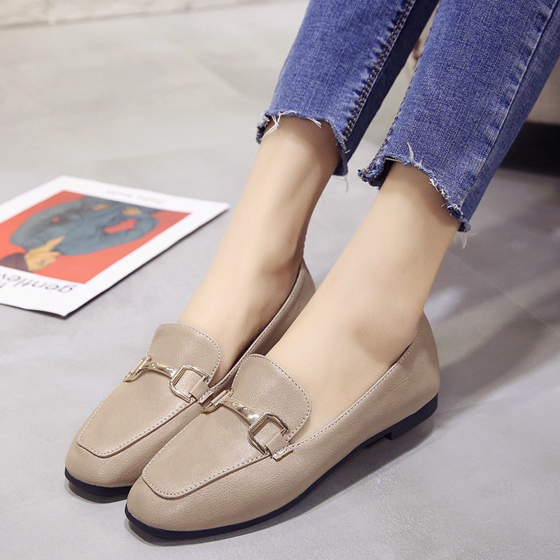 IELGY Giày lười nữ mũi vuông | BigBuy360 - bigbuy360.vn