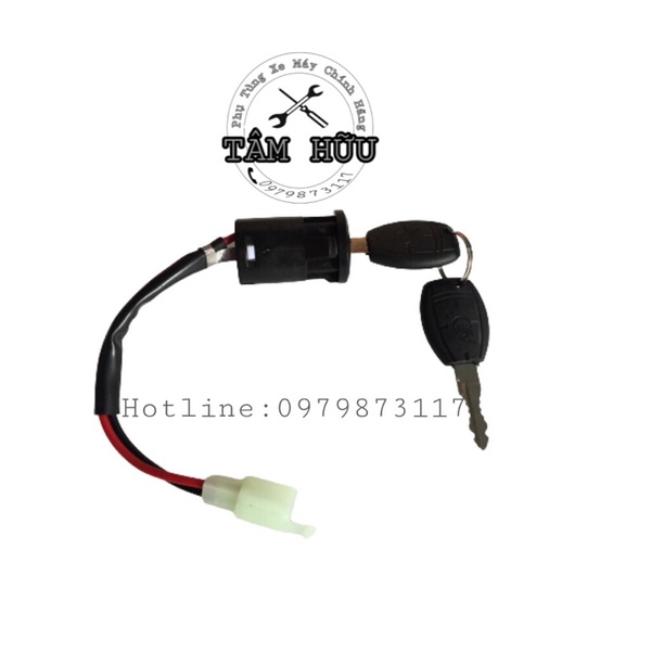 Bộ ổ khóa + chìa cho xe điện, xe máy điện M133